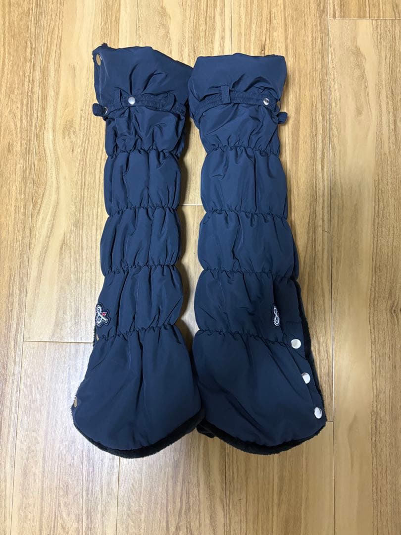 and per se 中綿レッグウォーマー　ネイビー