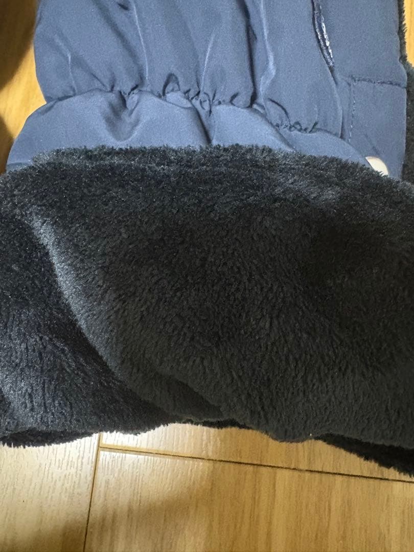 and per se 中綿レッグウォーマー　ネイビー