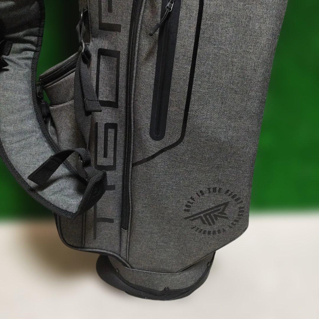 美品　TIGORA スタンド式 グレー キャディバッグint