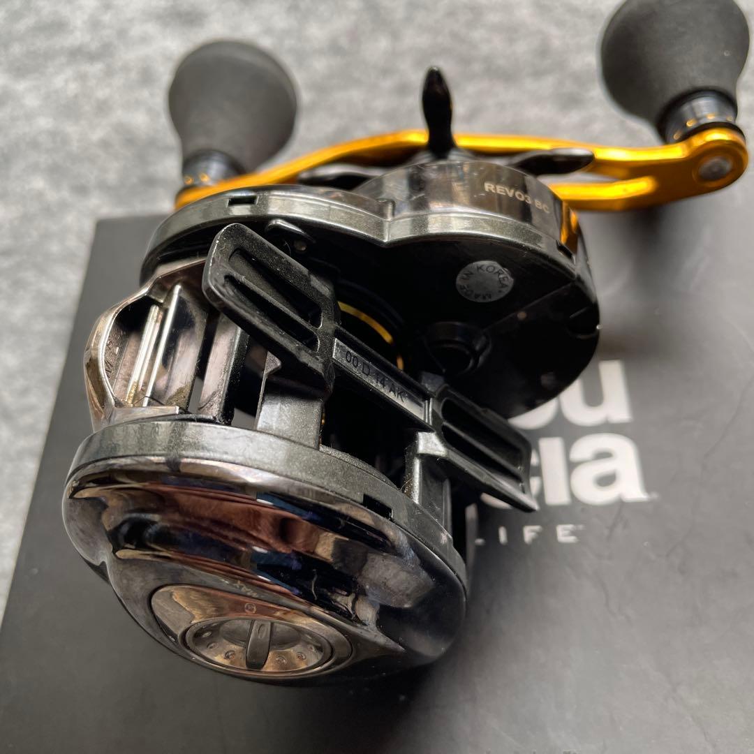 アブガルシアベイト/ ビッグシューターコンパクト。ギア比8.0:1《美品中古》