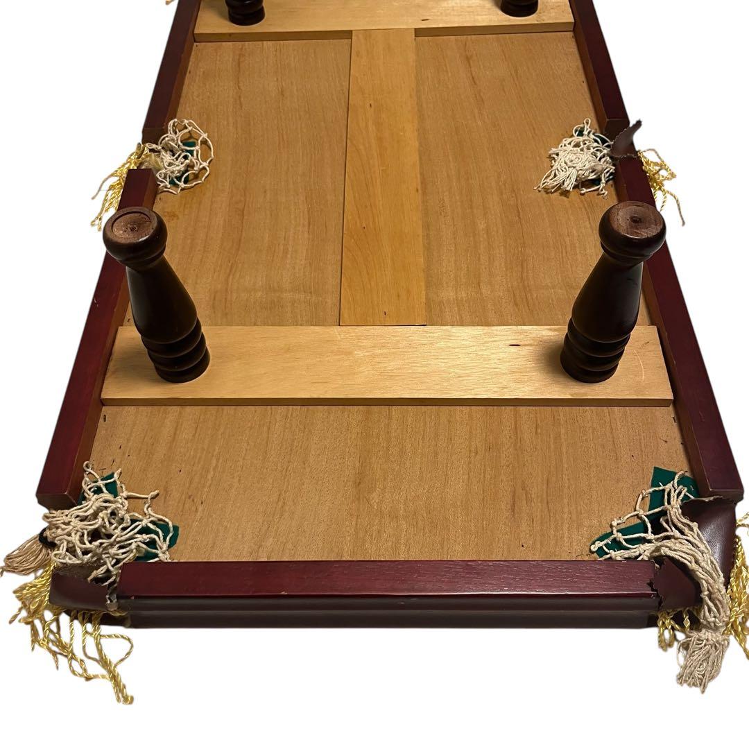 ✨【良品】ミニビリヤード台　一式　キュー2本　組み立て簡単