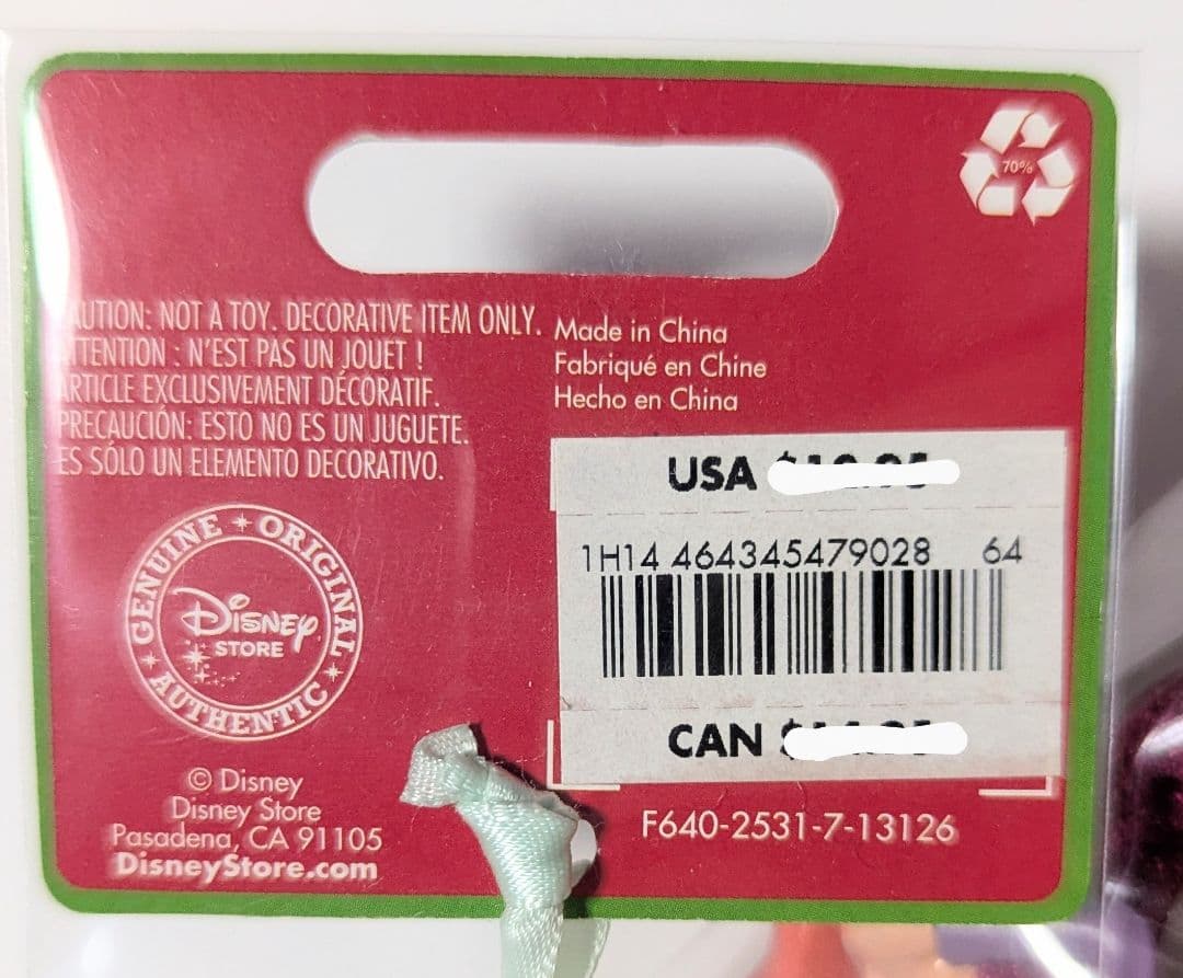 ディズニー　ロジャーラビット　ジェシカ　オーナメント