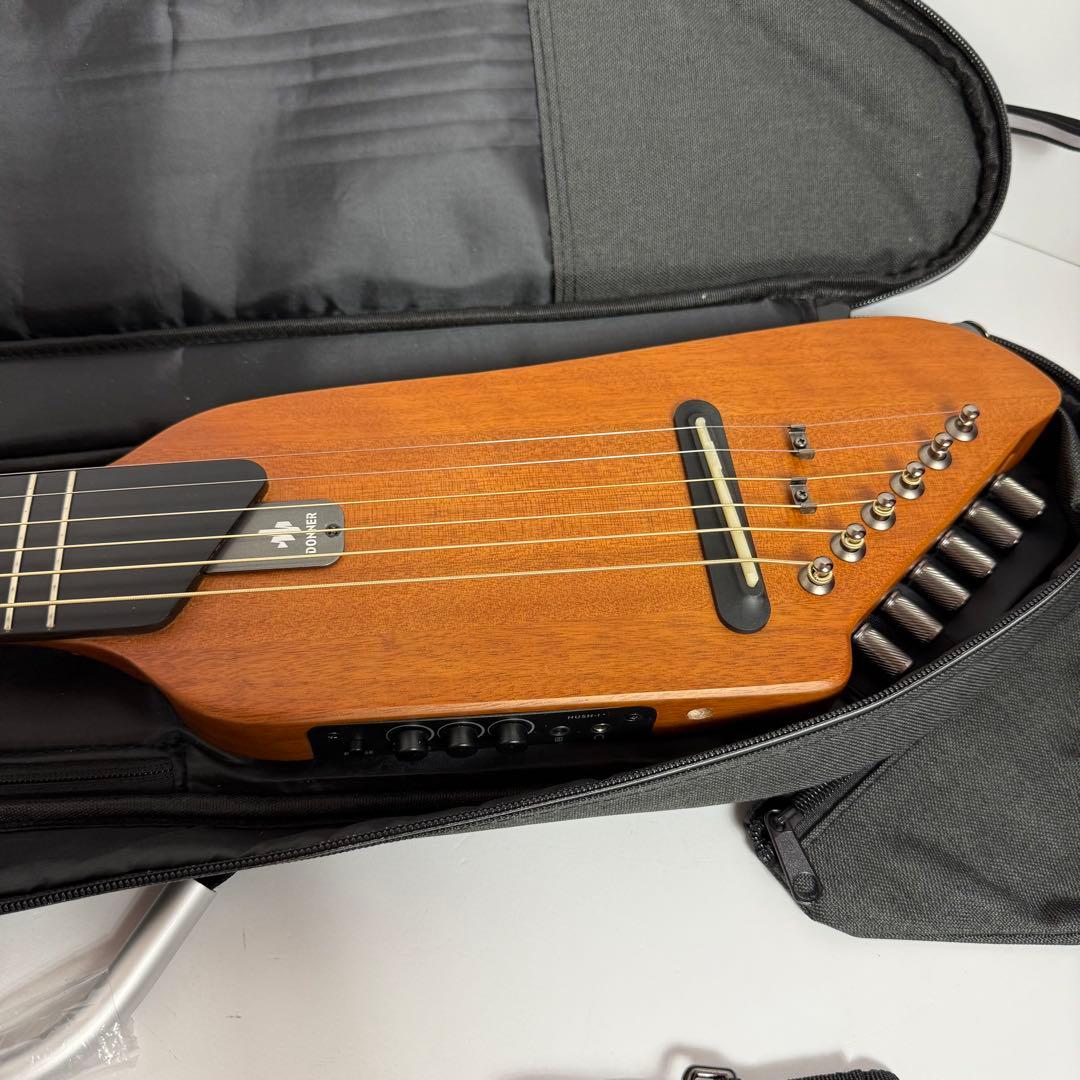 1度だけ試奏　Donner HUSH-I トラベル・サイレントギター ドナー