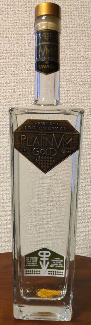 その他 PLATINVM LONDON DRY GIN GOLD 24K 700ml