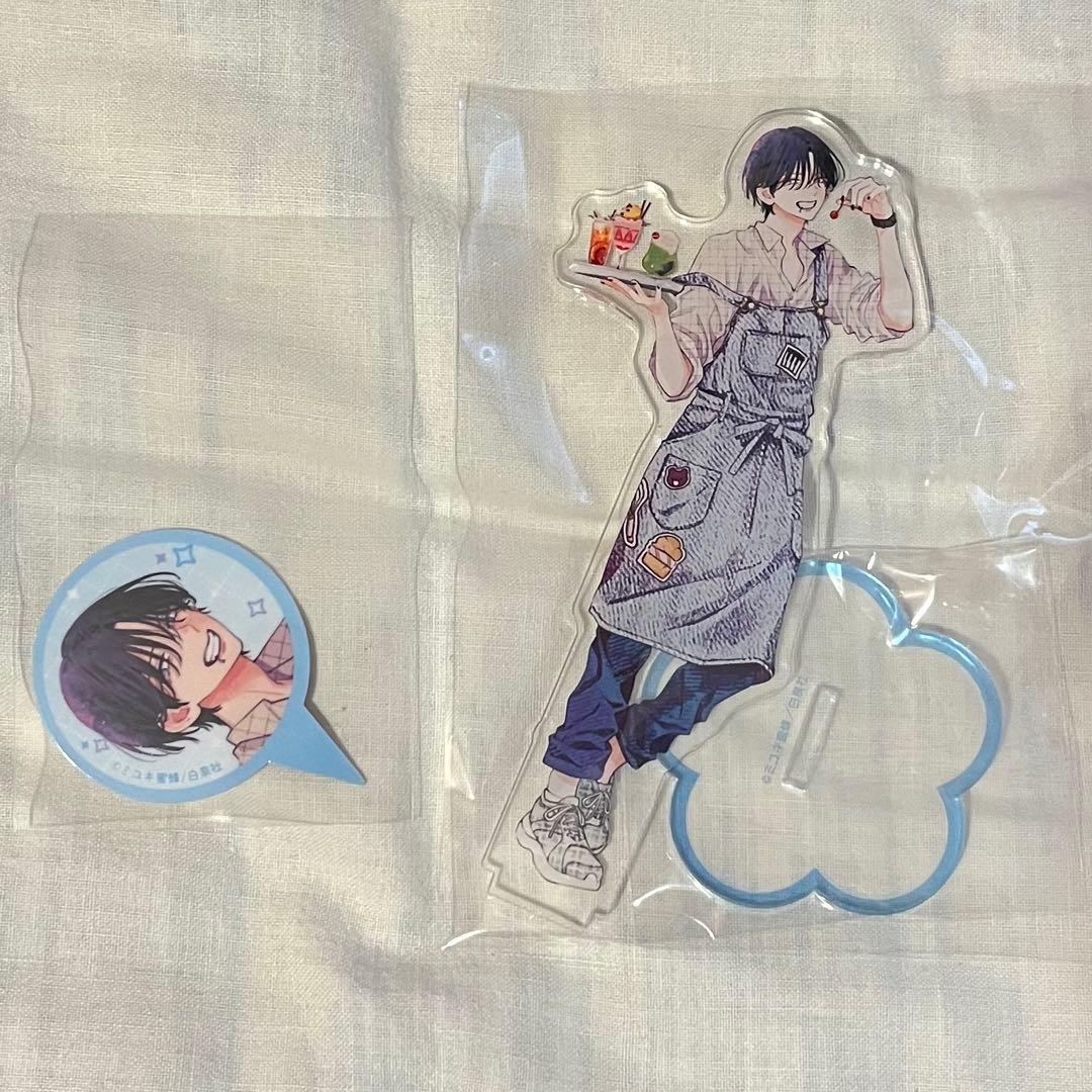 春の嵐とモンスター 栢 アクリルスタンド 特典 カード ポストカード カフェ