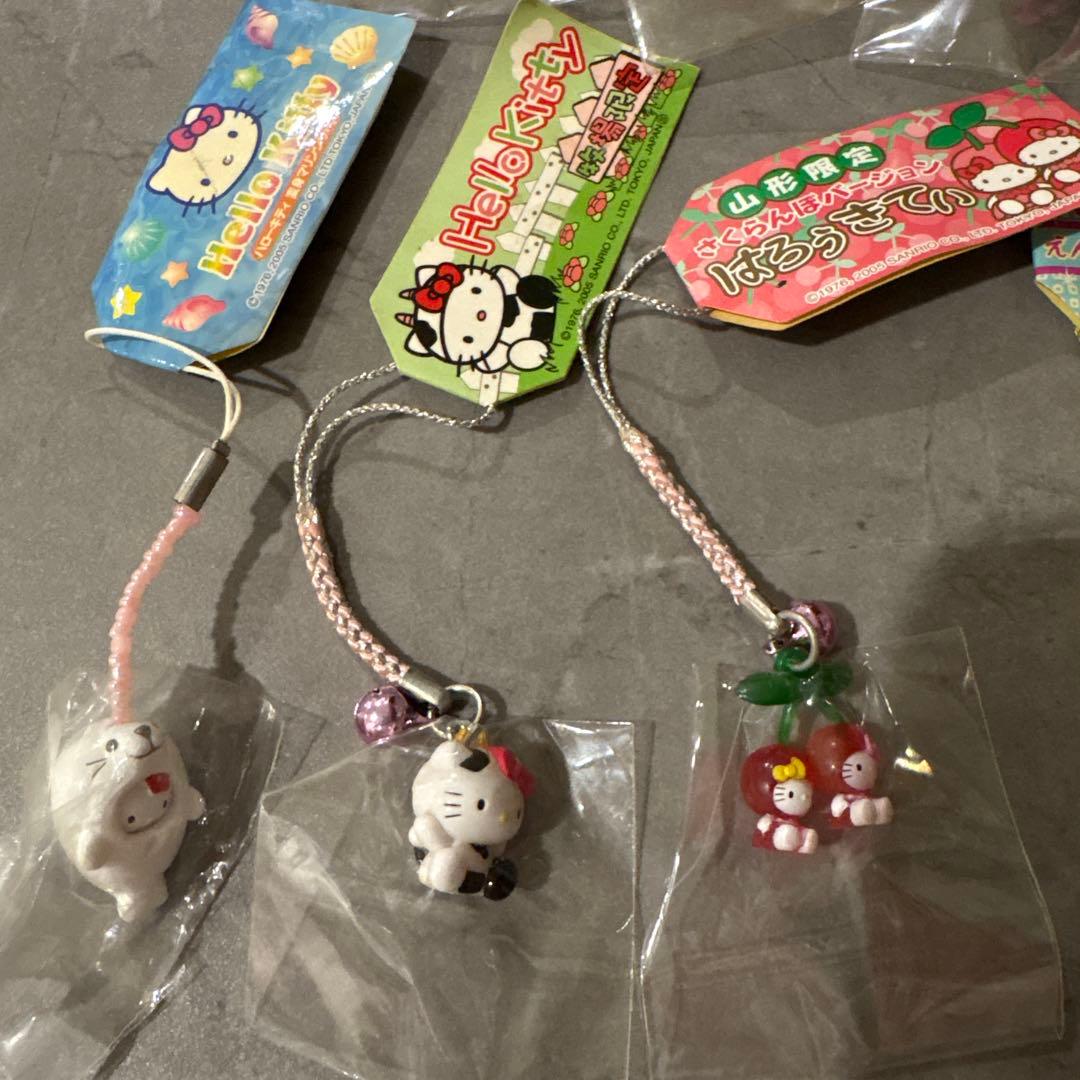 ご当地キティ　根付ストラップ　15点セット　レアあり