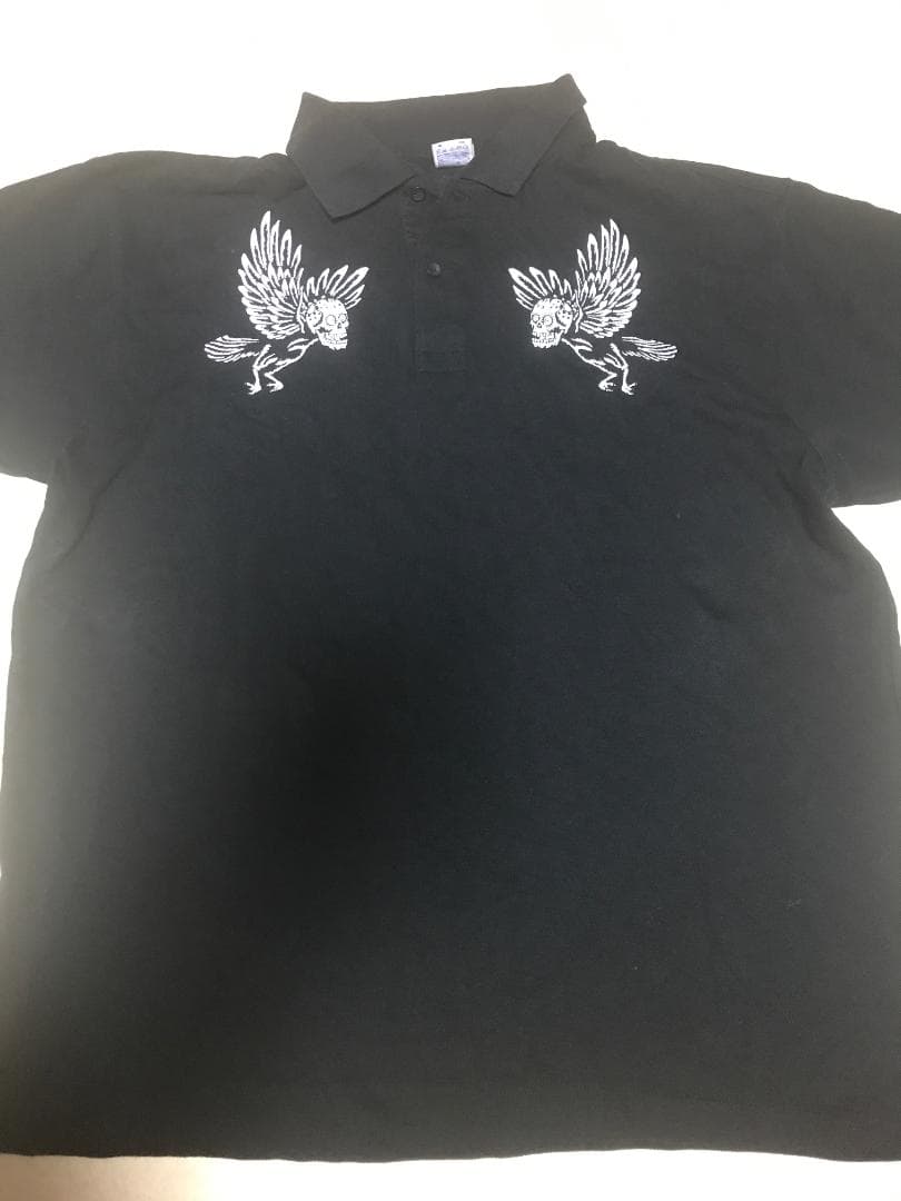 マキシマムザホルモン XXL ホルモン 未使用 ポロシャツ 豚 牛 ガイコツ