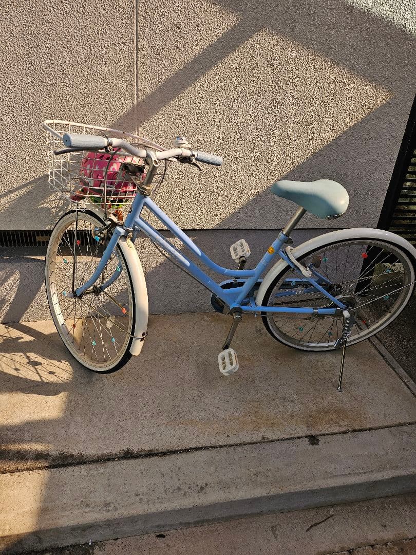 子供用自転車フェミニン★24インチブルー