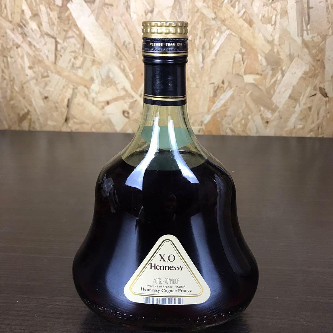 【匿名発送】HennessyヘネシーXO 金キャップ グリーンボトル　古酒