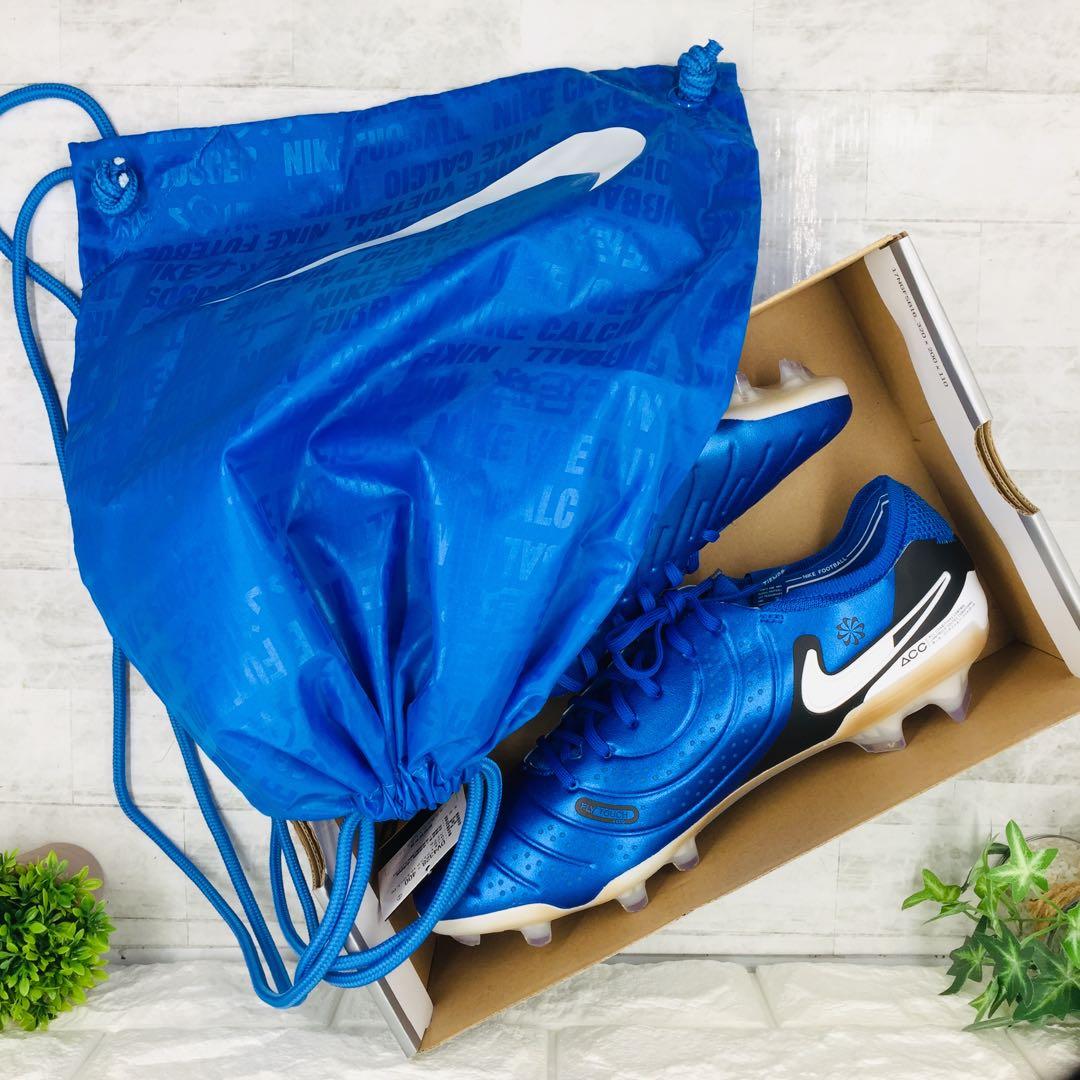 【新品未使用】NIKEティエンポ レジェンド10 エリートFG 青 27.5cm