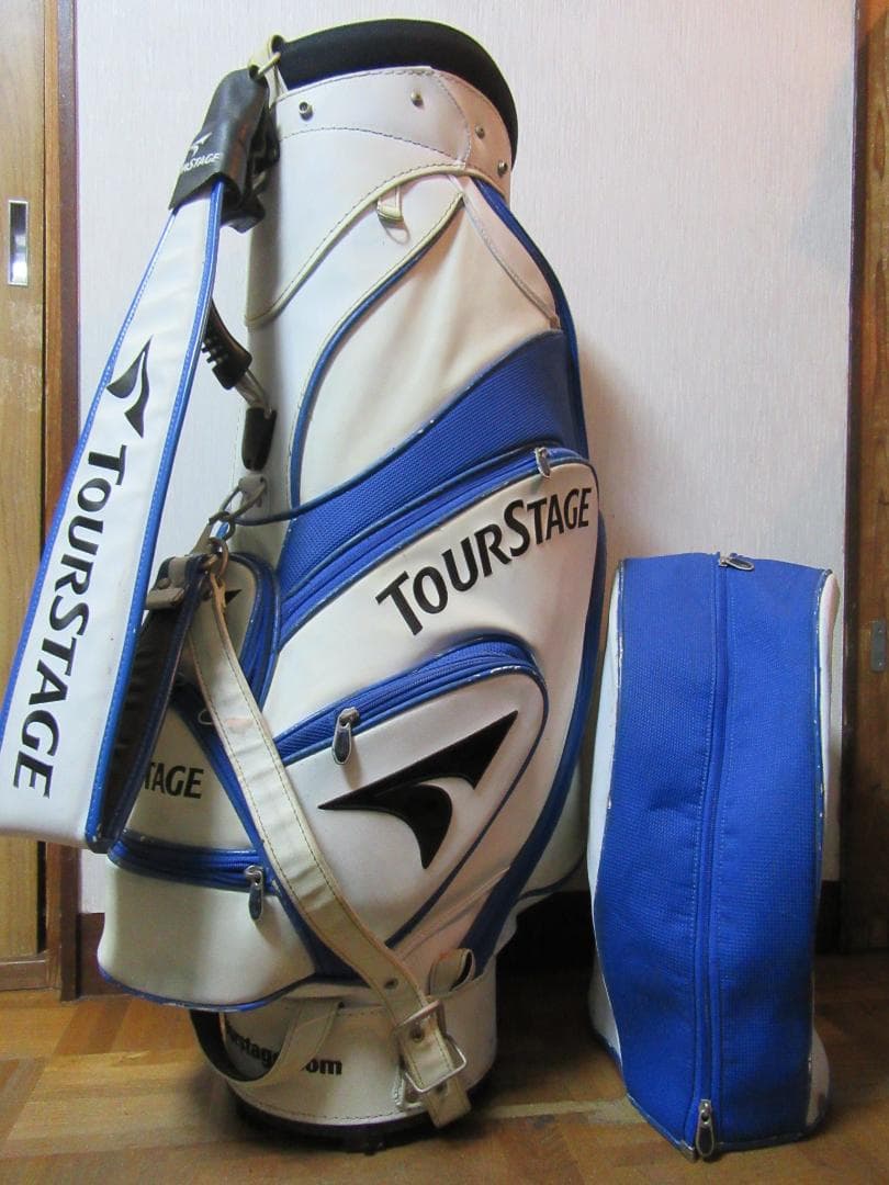 ★☆★ブリヂストン★ツアーステージ★3点式★ツアーバック★白/青★☆★