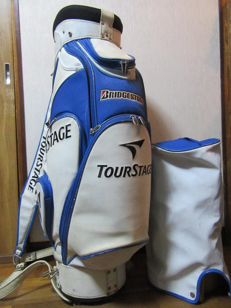 ★☆★ブリヂストン★ツアーステージ★3点式★ツアーバック★白/青★☆★