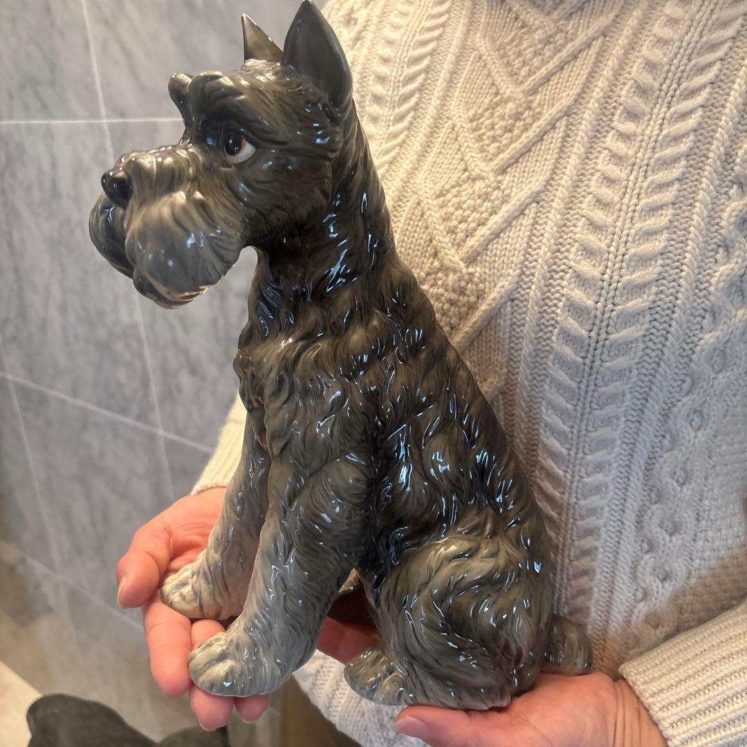 アメリカ1970-80年代ヴィンテージ生きているように美しい瞳で凛と佇む犬