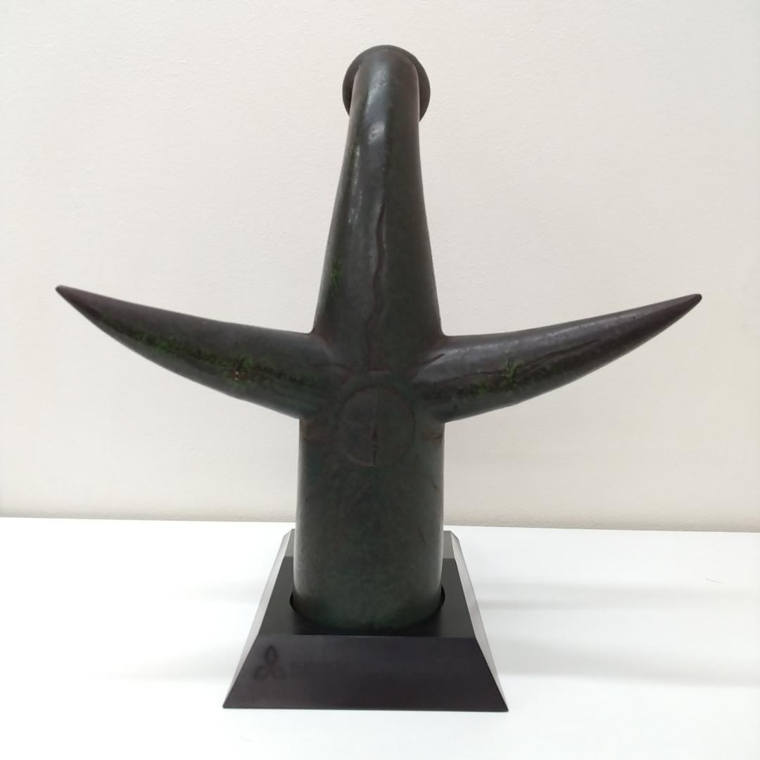 若《ZPWXC》太陽の塔　岡本太郎　EXPO70　大阪万博　青銅製　台座あり