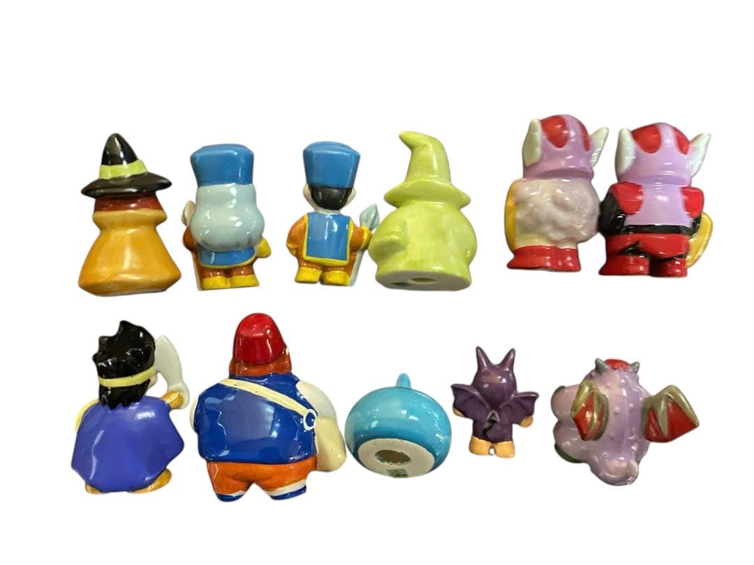ドラゴンクエスト 陶器フィギュア 16体セット 当時物 シール付き美品 ENIX
