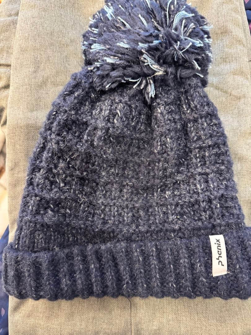 お値下げ＊Phenix スキーウェア　ブルー系　Lサイズ＋ニット帽