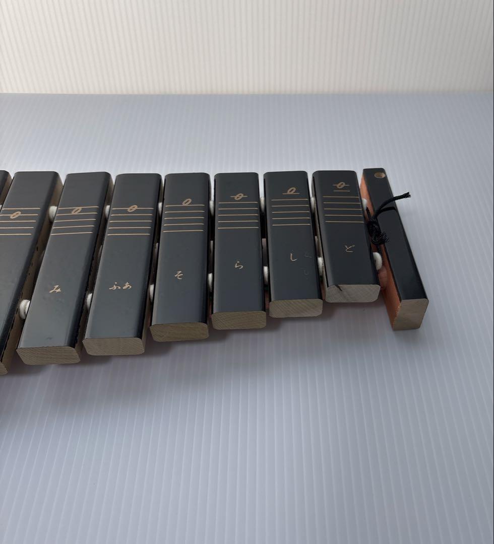 【マレット付き】 YAMAHA ヤマハ 卓上木琴 30音 No.185 箱あり
