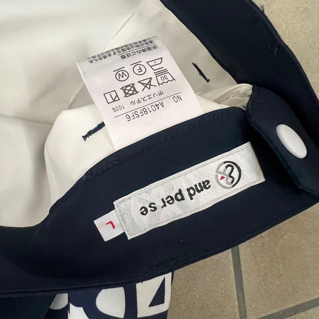 and per se アンパスィ　セットアップ　レディース　ゴルフ　L 上下