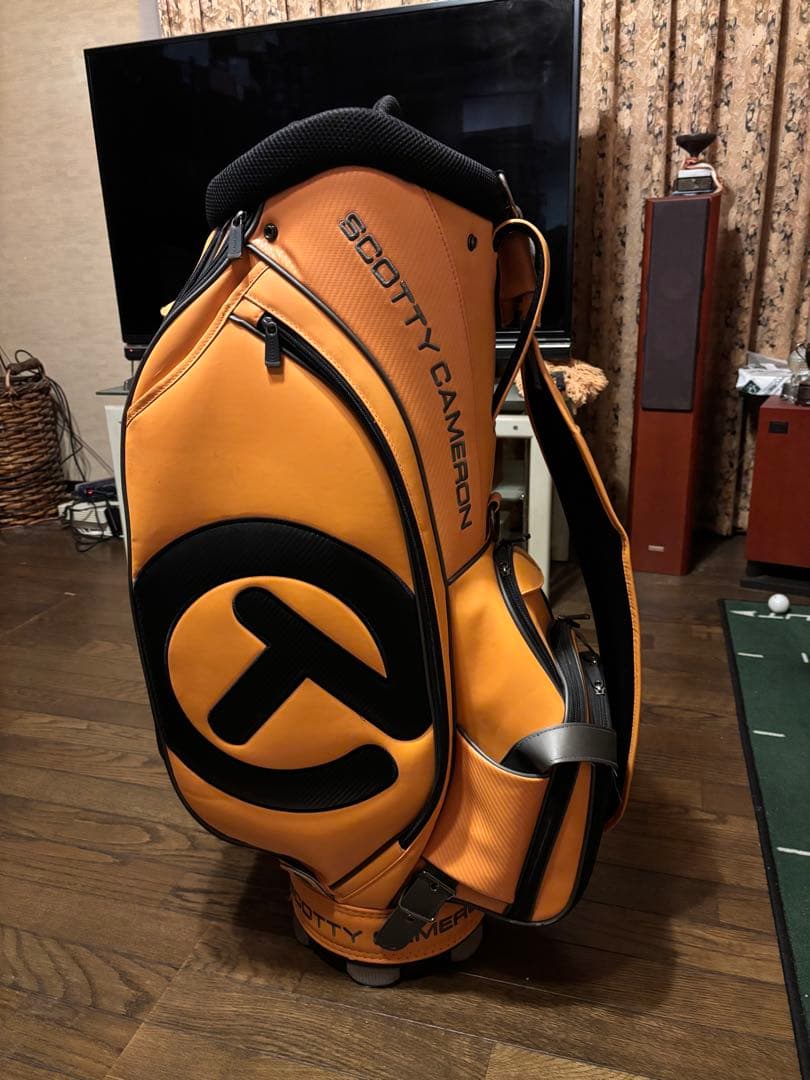 ア*ジ様 SCOTTY CAMERON キャディバッグ オレンジ