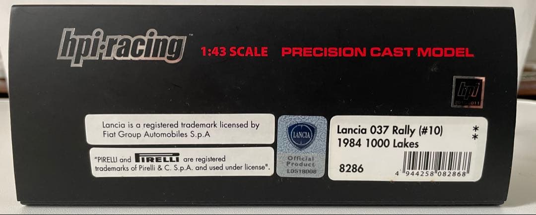 再値下げ！hpi Lancia ミニカー 1/43 84’1000lakes