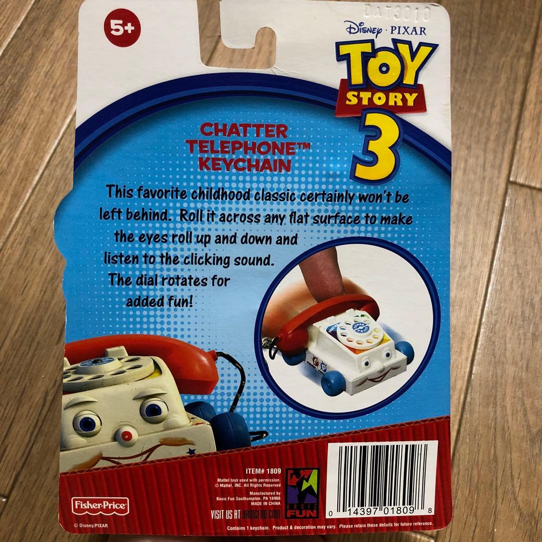（未使用未開封）トイ・ストーリー3 チャターテレフォン キーホルダー