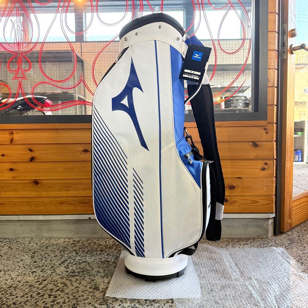 新品未使用タグ付き‼️【ミズノ】9.0型47インチ対応軽量設計ゴルフキャディバッグ
