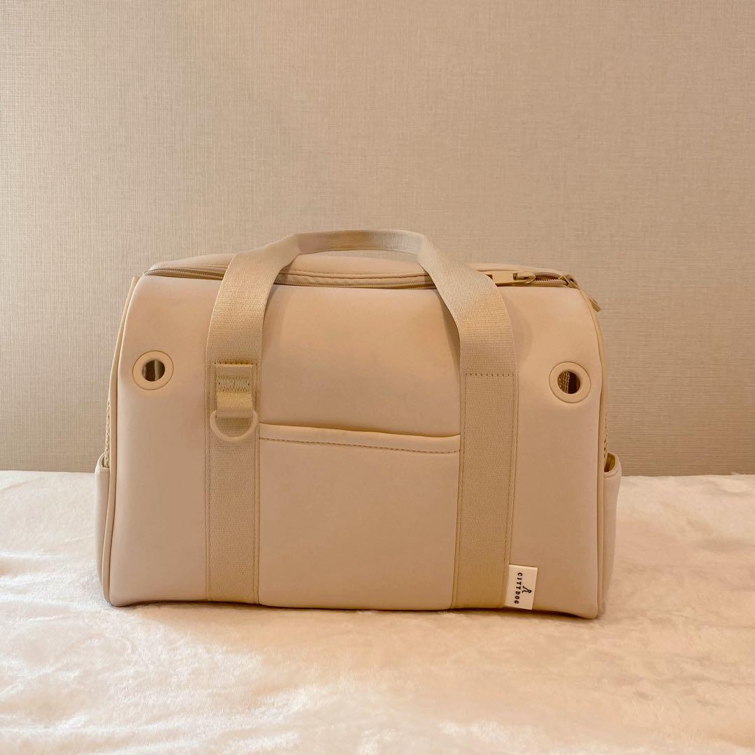 city dogネオプレーンボストンキャリー,Sサイズ,オフホワイト