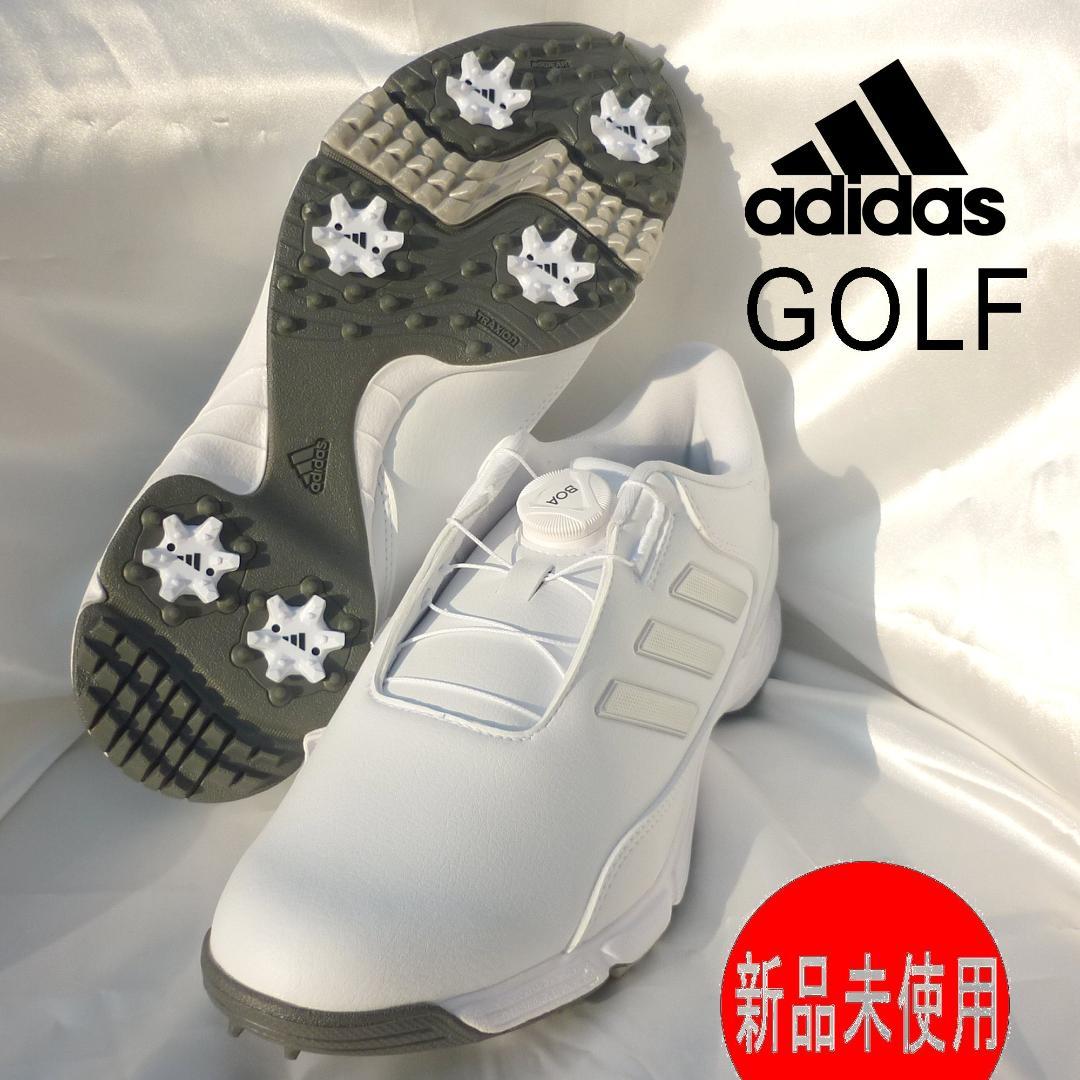 新品26.5cmアディダスゴルフ 白ゴルフシューズ LITE MAX BOA24