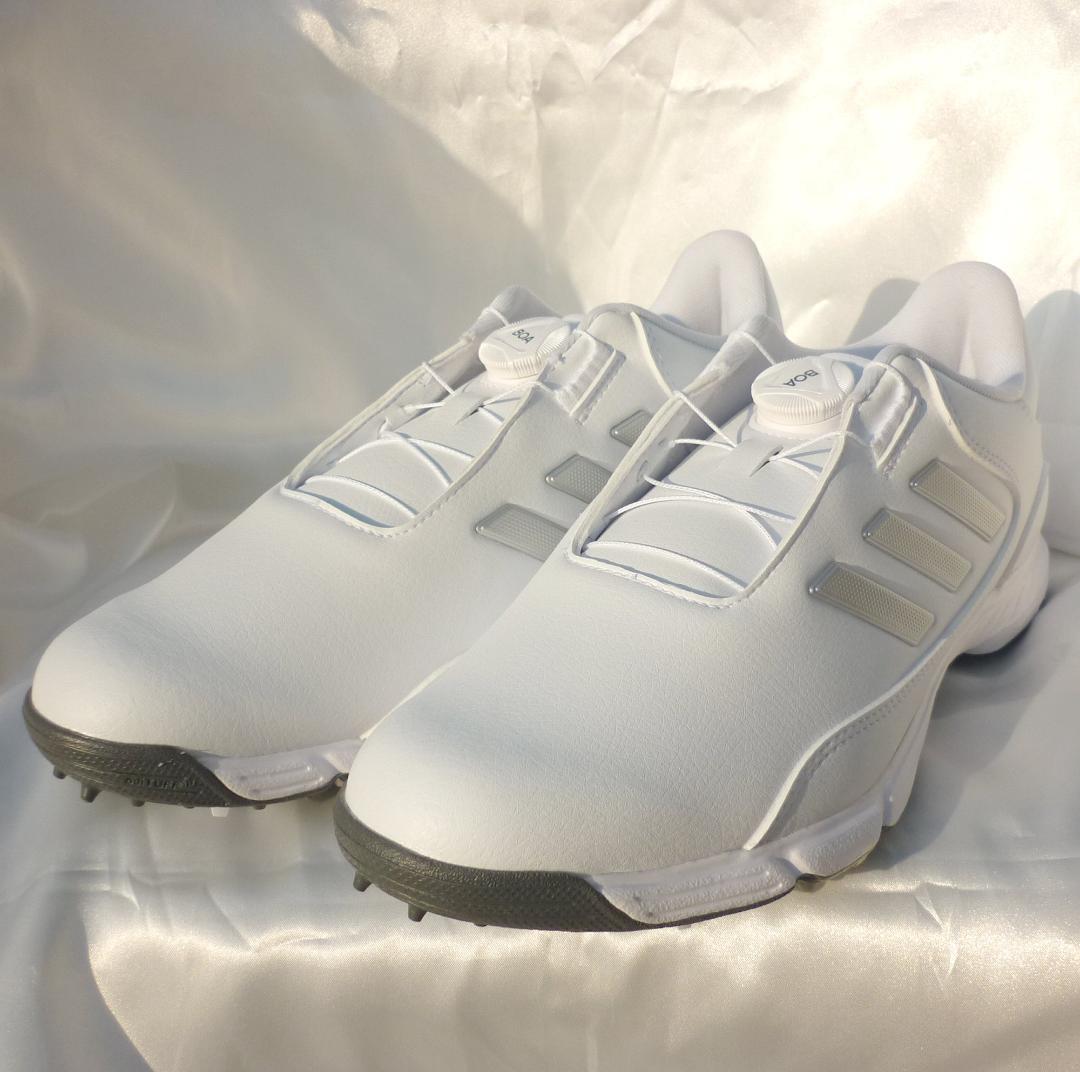 新品26.5cmアディダスゴルフ 白ゴルフシューズ LITE MAX BOA24