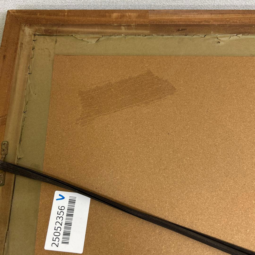 【真作】笹倉鉄平サントロペ　36×90cm 額64×118cm