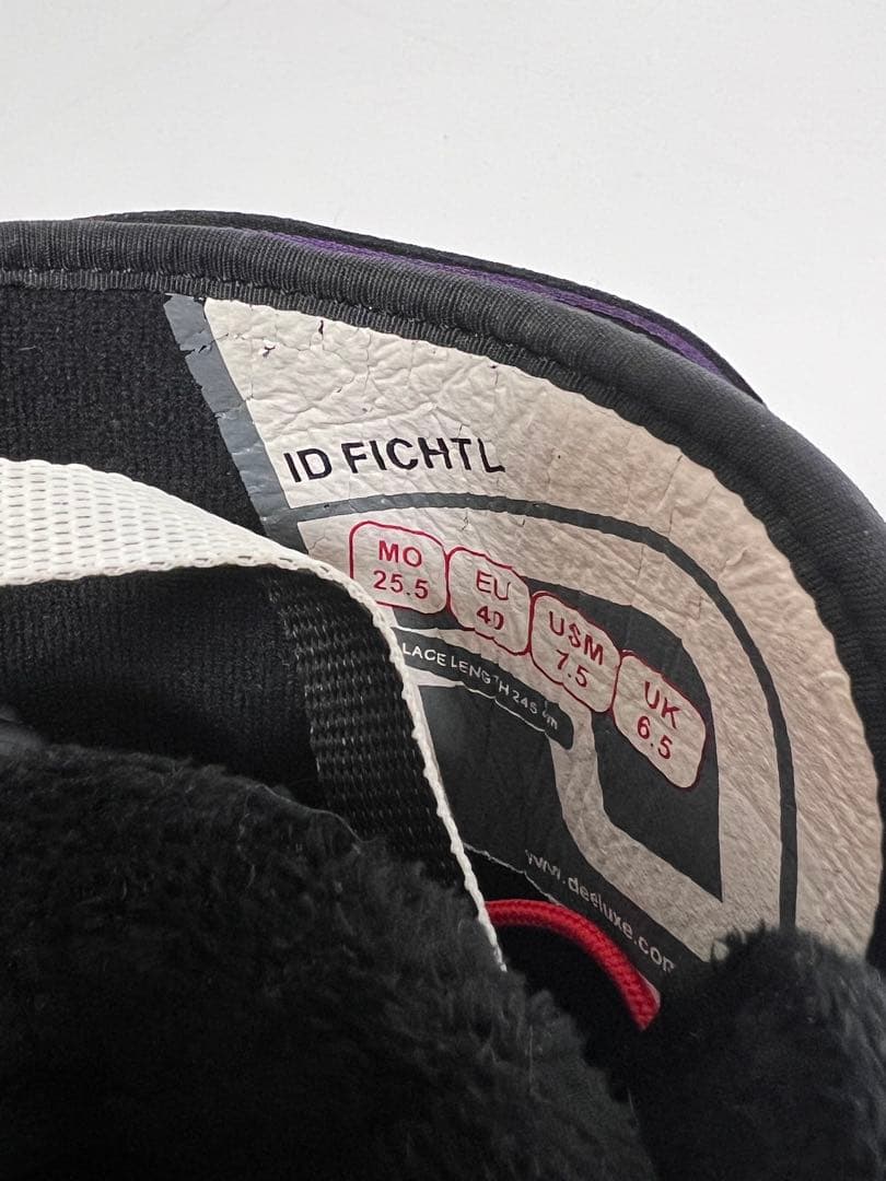 希少カラー DEELUXE ID FICHTL 25.5cm 男性用 パープル