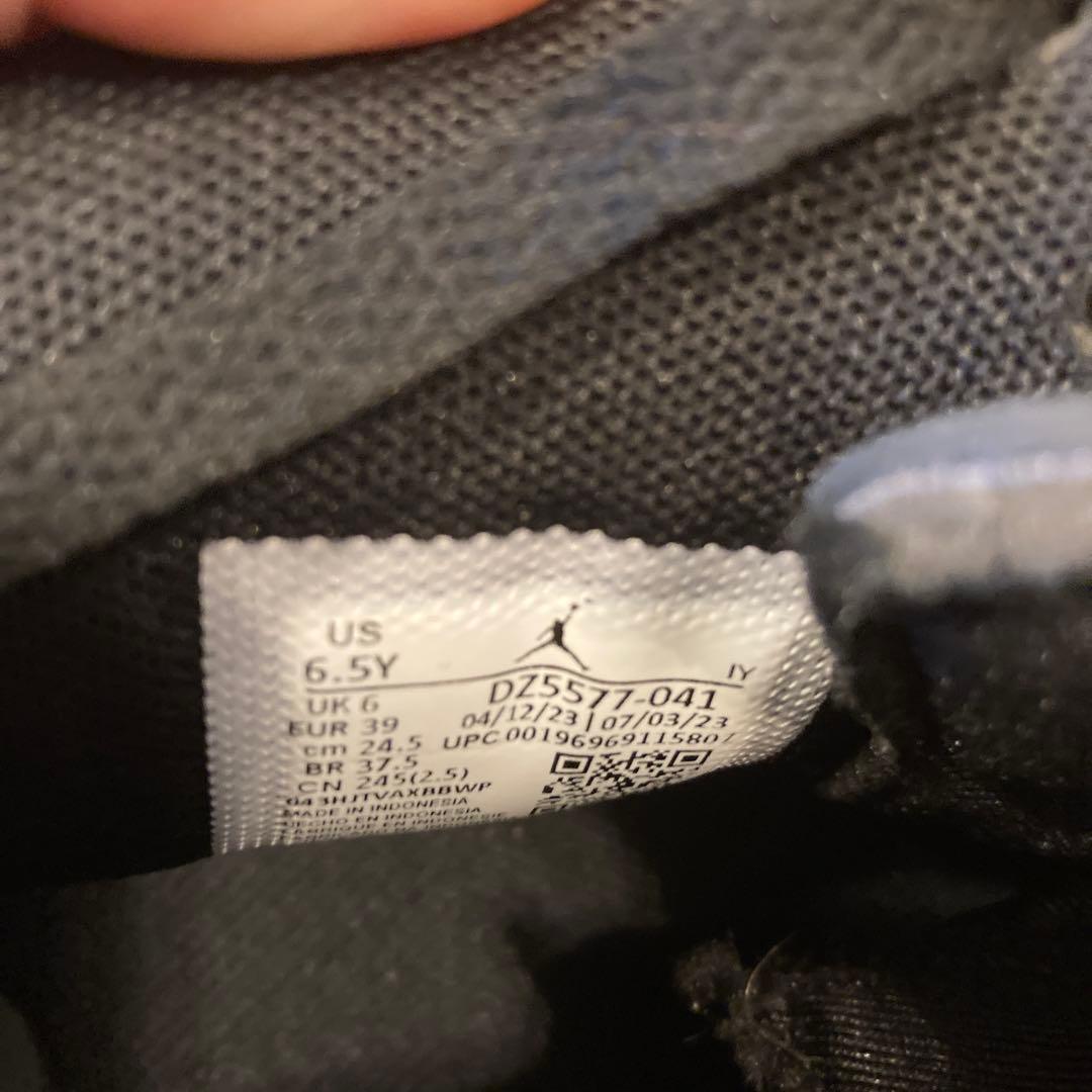 【未使用品】Nike Air Jordan 6 ブラック/ブルー