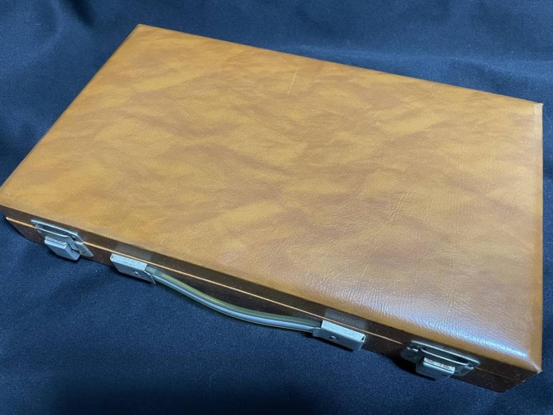 洗浄済み　骨董品　麻雀牌　MVC　黒牌　アンティーク　年代物