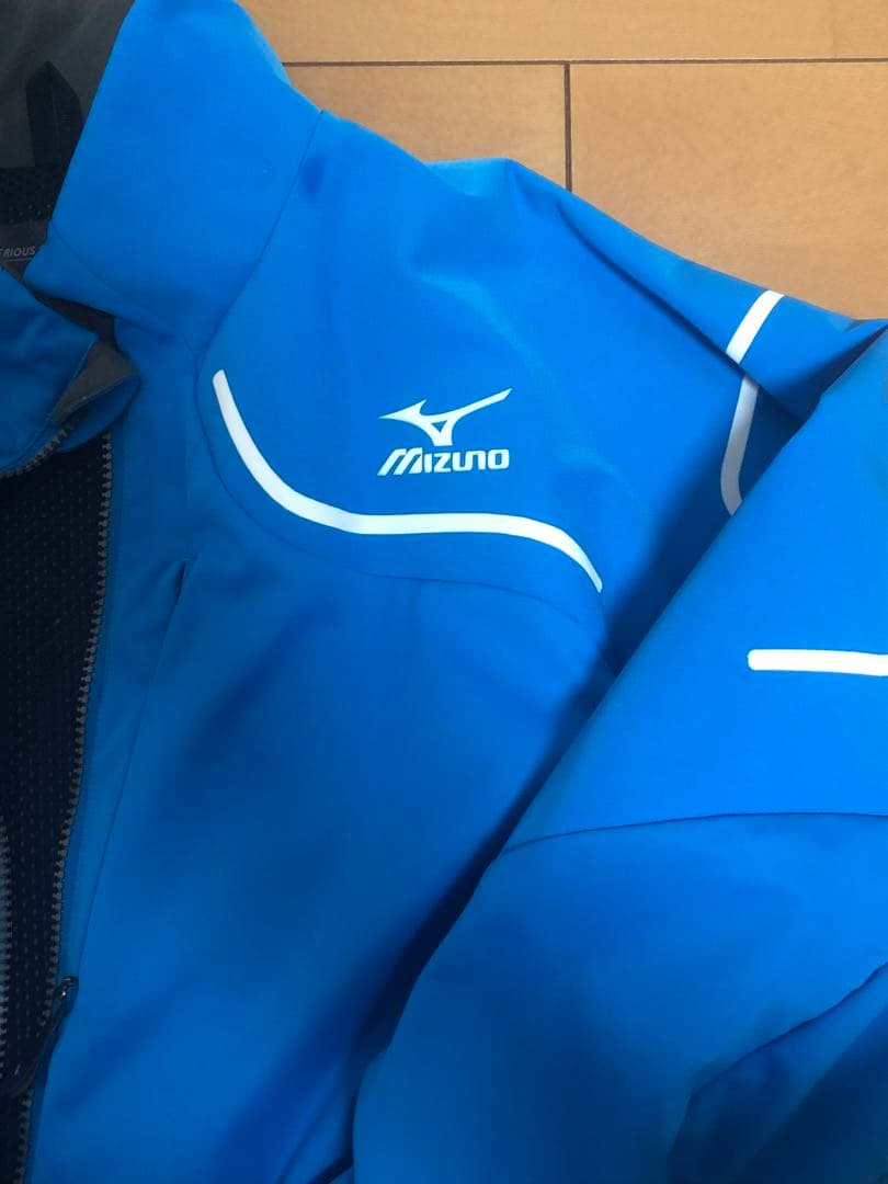 ミズノ MIZUNO スキーウェア セットアップ 青（上：XL 下：L）