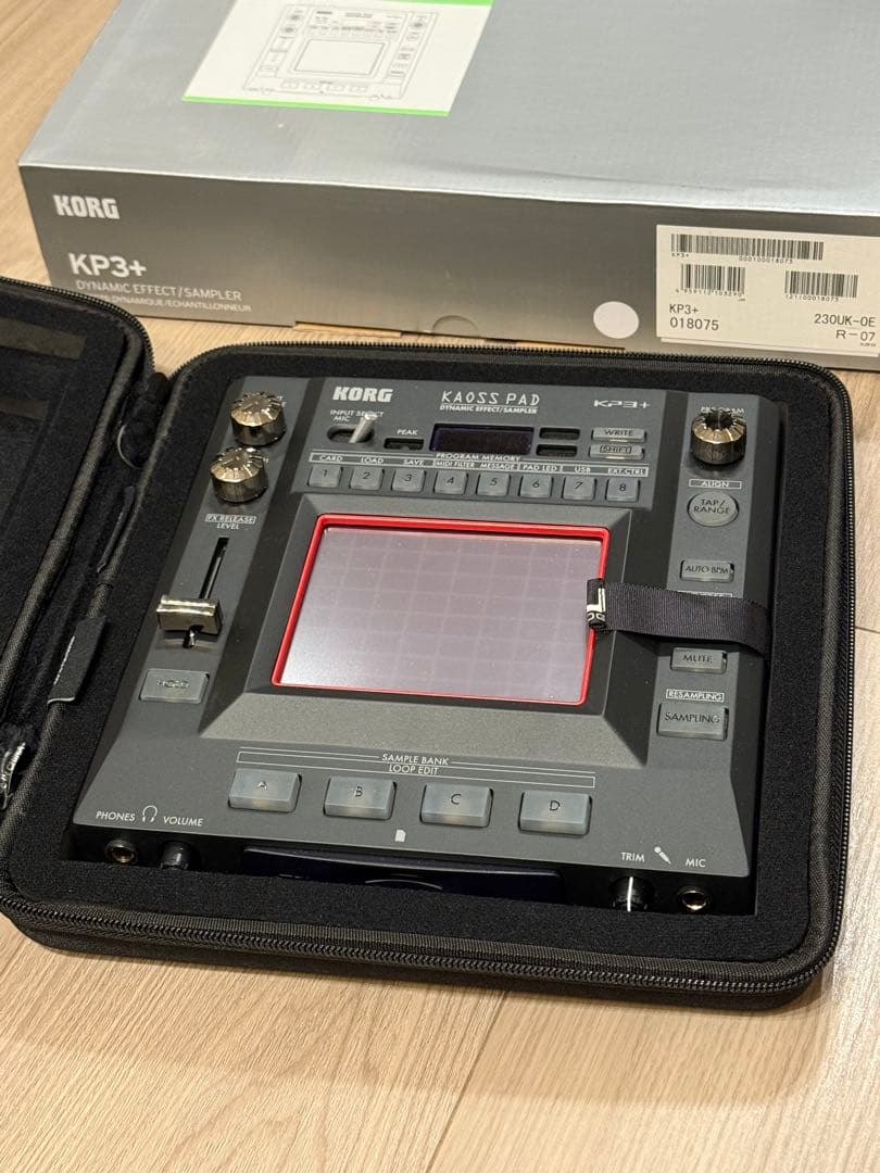 KORG KP3+ サンプラー