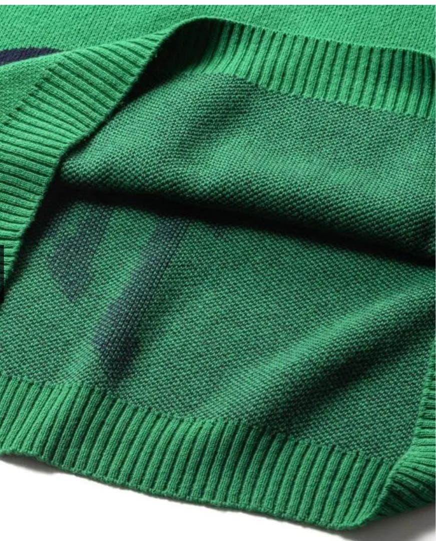TBPR ⭐️ACID LOGO KNIT SWEATER グリーン　Lサイズ