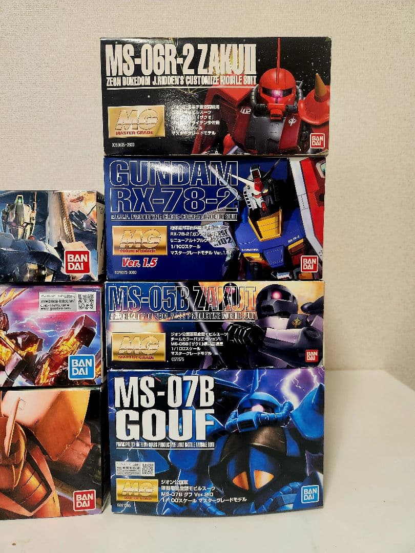 【MGまとめ売り】★百式★シャア専用★ゲルググ★グフ★バンシィ★ガンダム★ザク★