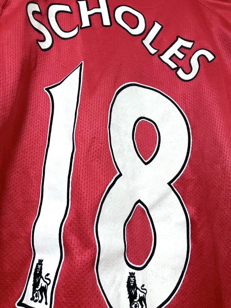 【24時間以内/匿名配】マンチェスターユナイテッド スコールズ ユニフォーム M