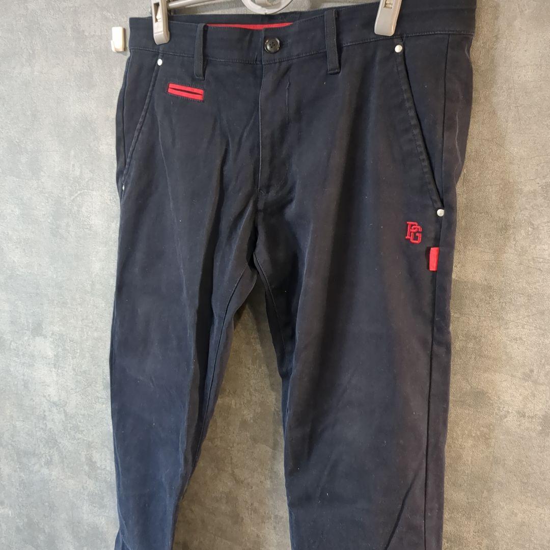 パーリーゲイツ　ネイビー 　ストレッチパンツ