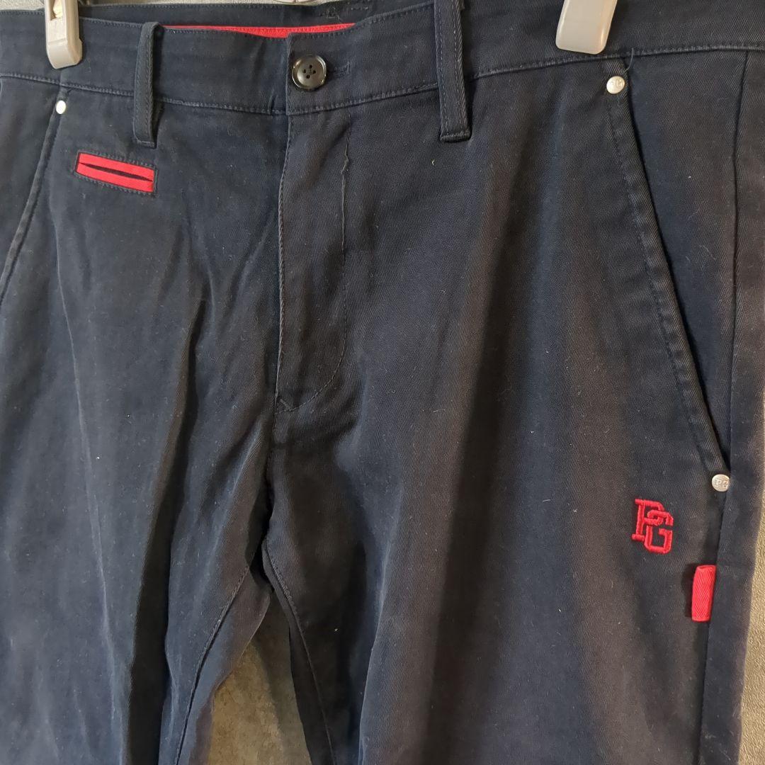 パーリーゲイツ　ネイビー 　ストレッチパンツ