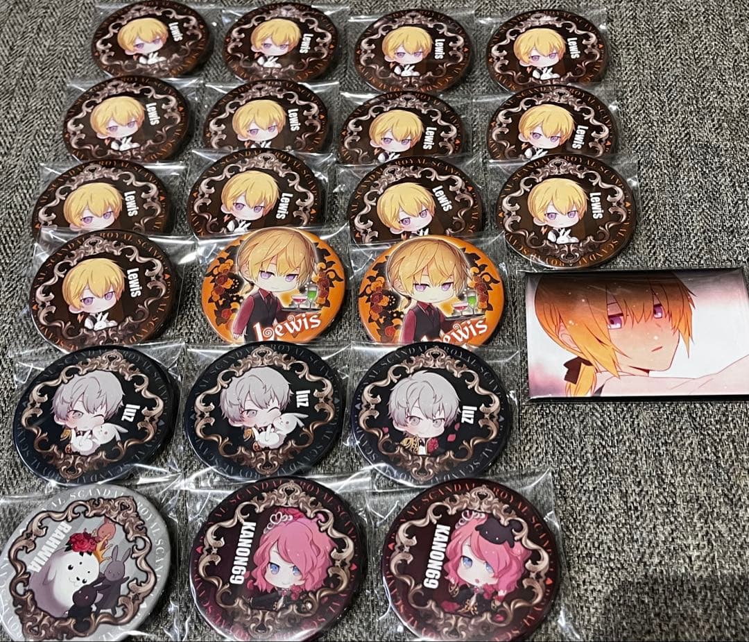 ロイヤルスキャンダル ロイスキャ 缶バッジ