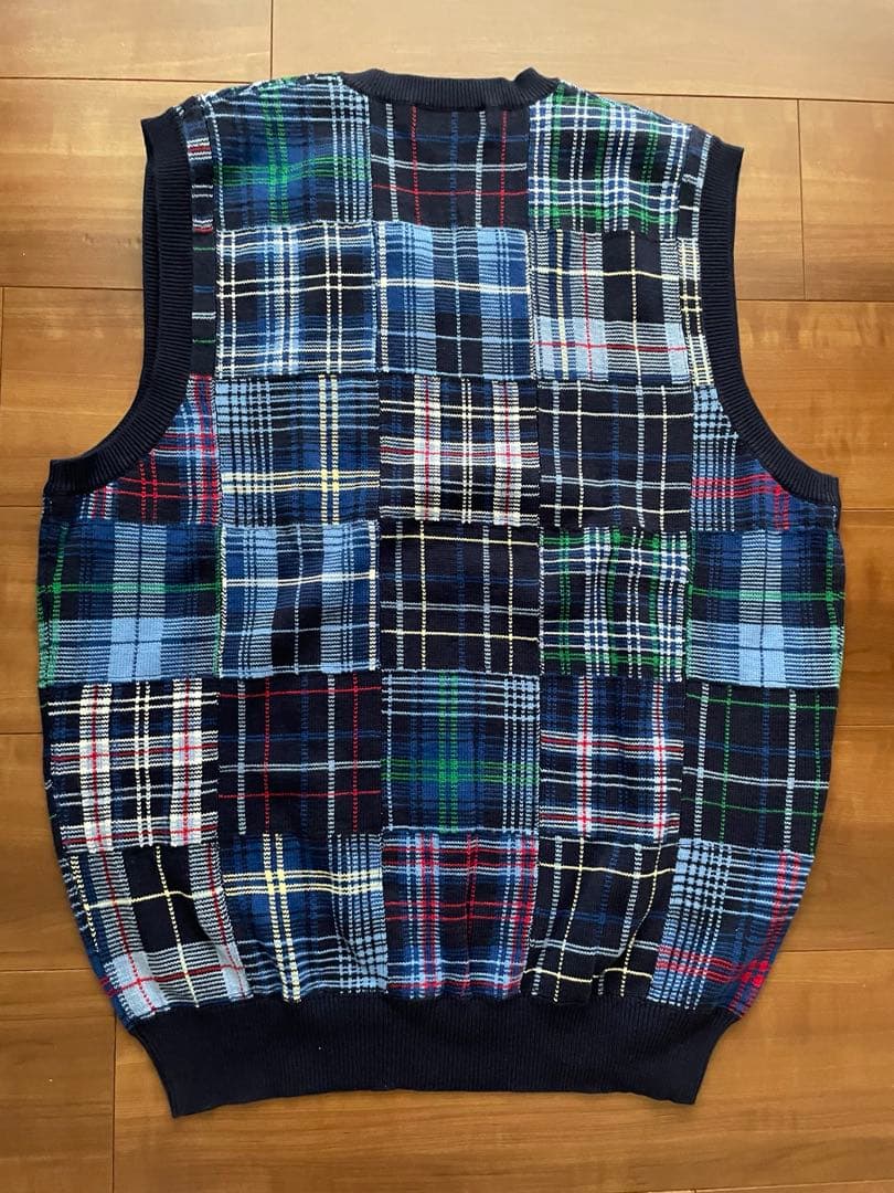 (新品)POLO GOLF チェック柄 ベスト L 定価40950円