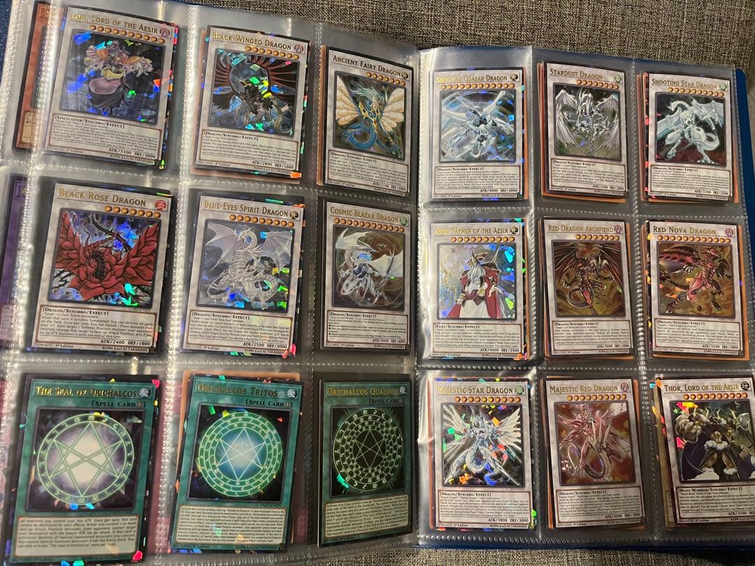 遊戯王引退品まとめ売り　海外版レアカードレプリカ　遊城十代EHEROデッキパーツ