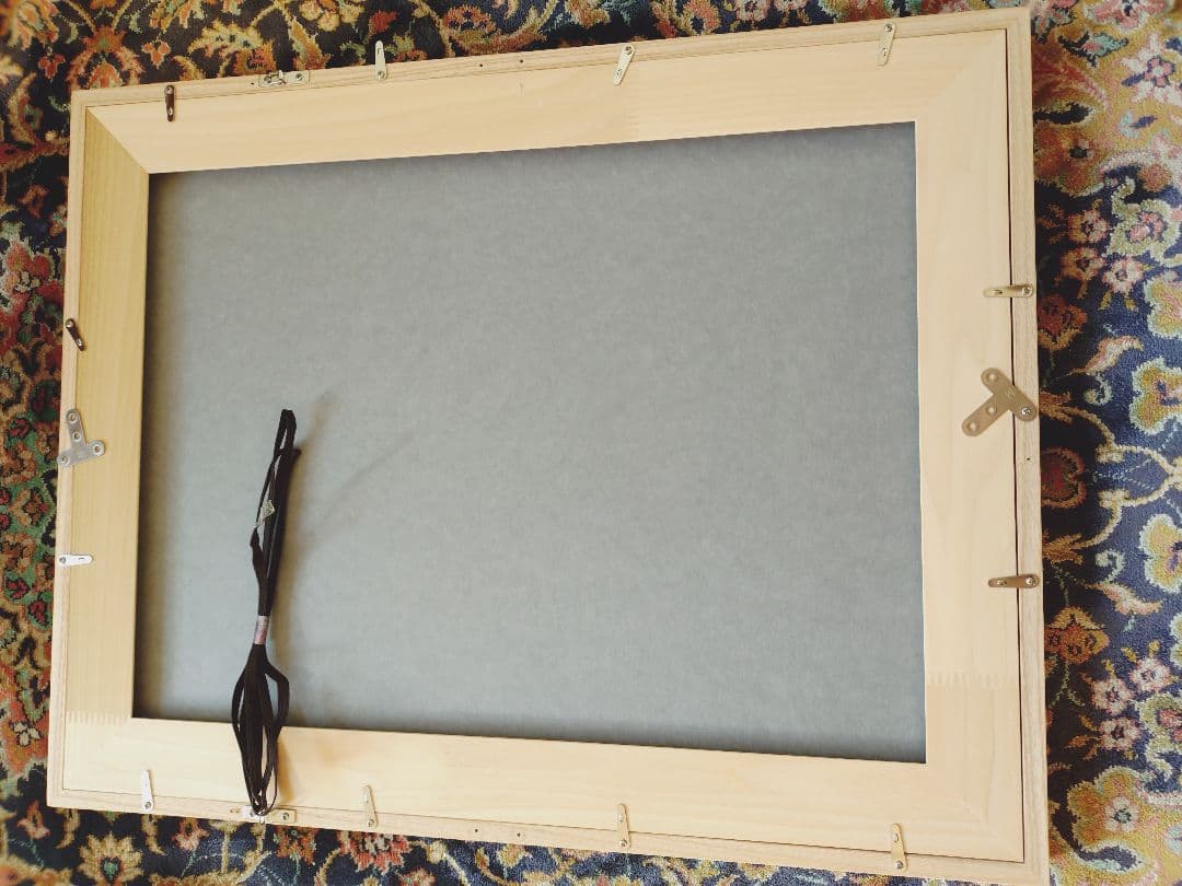 小原古邨木版画復刻版 木製フレーム 画集二冊付き