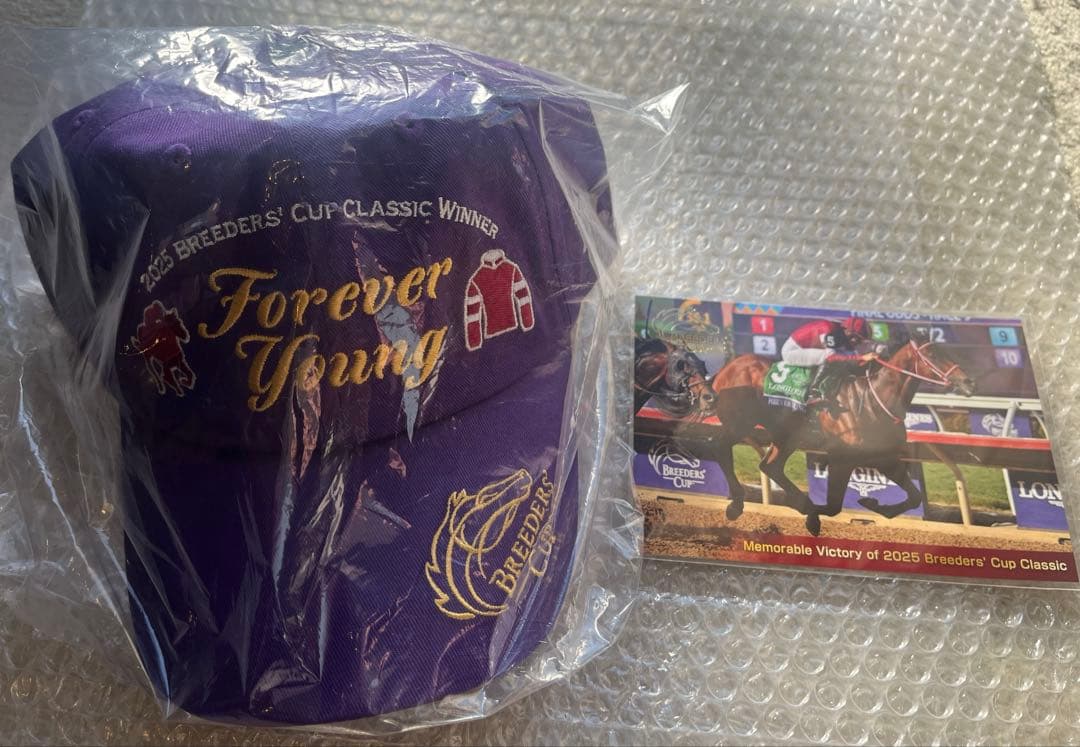 非売品フォーエバーヤング BC優勝記念 キャップ・ポストカード