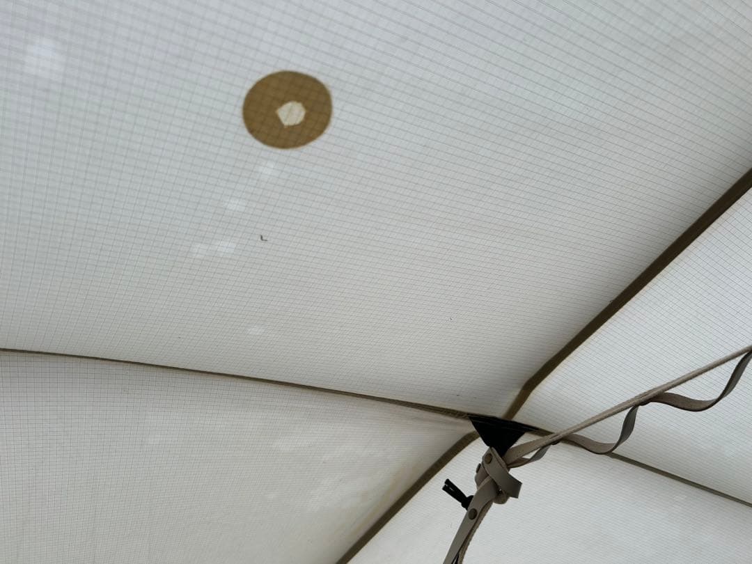 ドーム型キャンプテント クリーム色