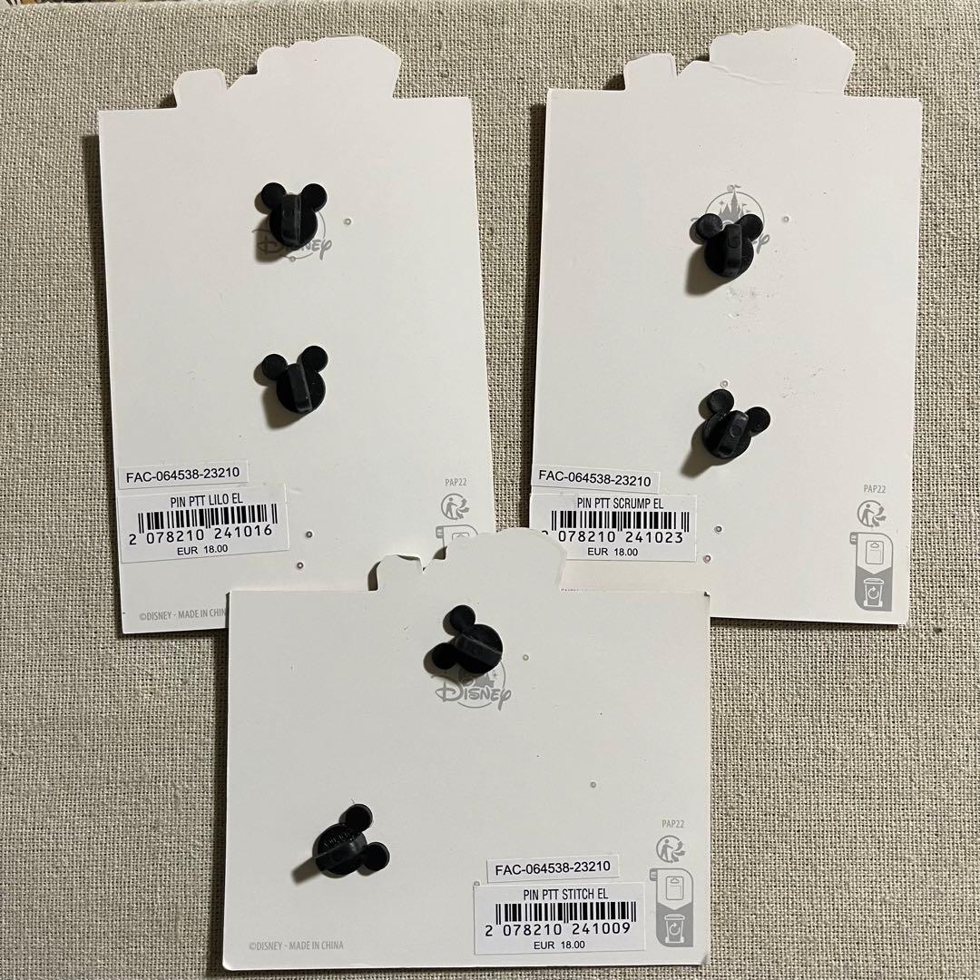 パリディズニー LE400 リロ＆スティッチ ピントレタイム ピンバッジ