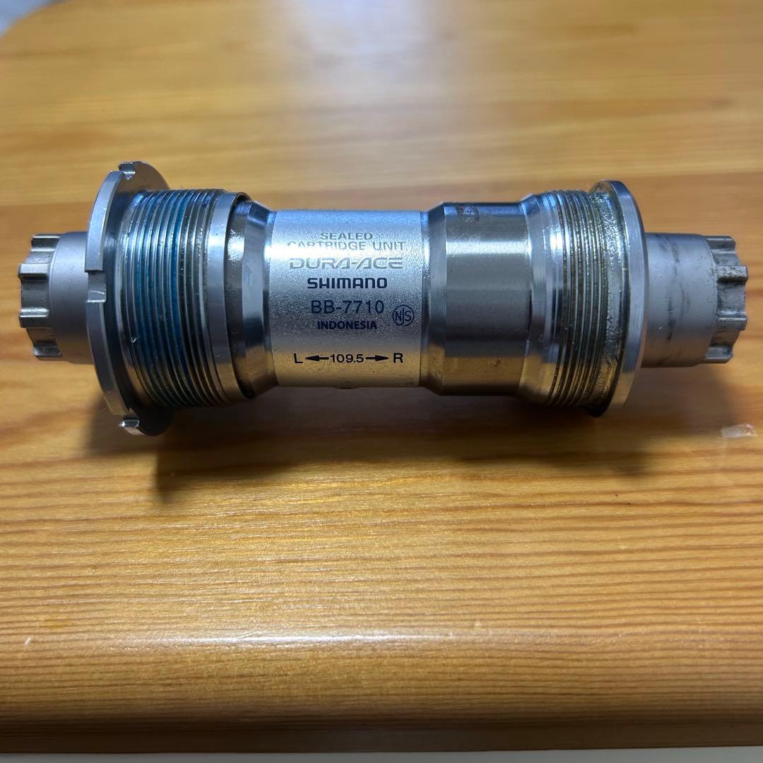 パーツ SHIMANO DURA-ACE BB-7710 68x109.5mm NJS