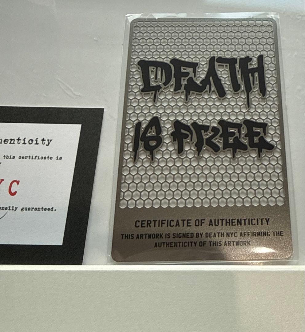 DEATH NYC 現代アートポスター　世界100枚限定 ヴィトン　女神