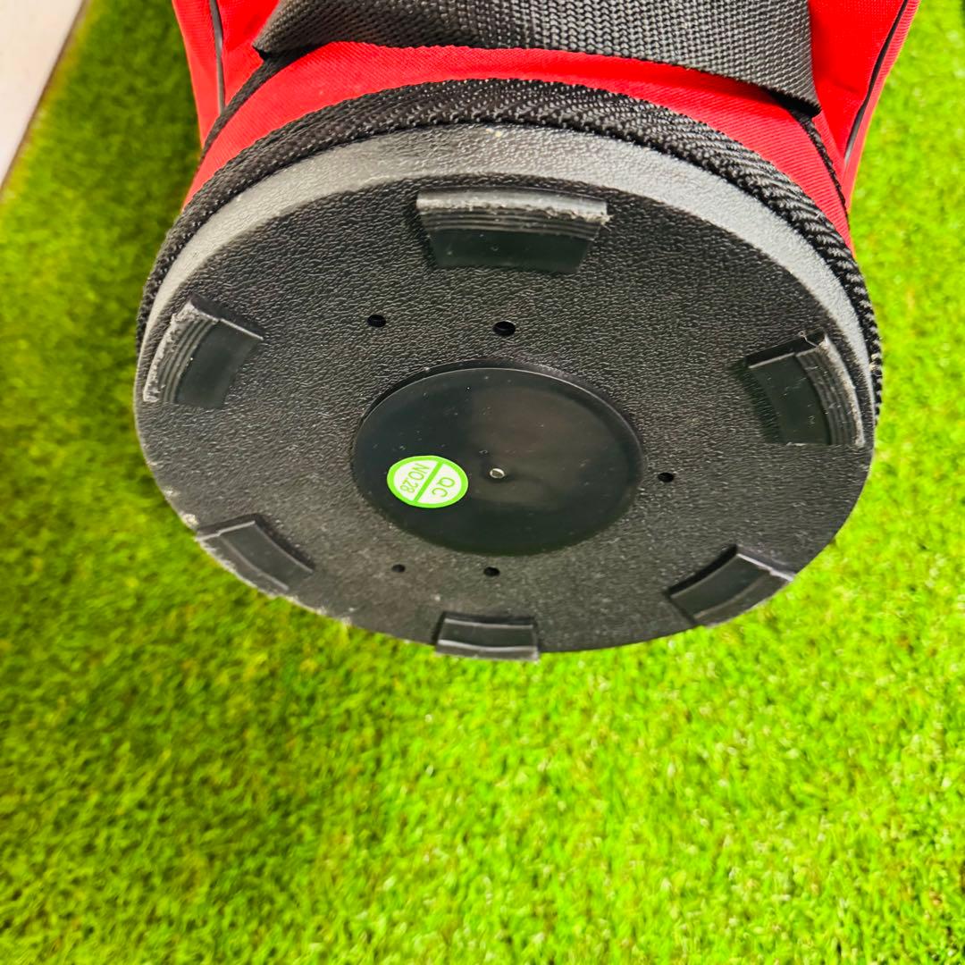 【人気モデル】FILA GOLF キャディバッグ 赤